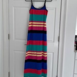 Derek Heart Striped Maxi Dress, Women's sz L